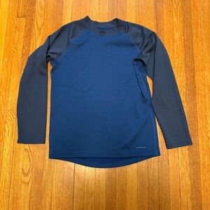 Patagonia Baselayer Navy Crew Neck Shirt size L/12